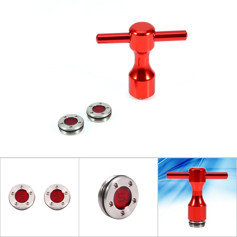 2pcs Red Putter Weights Wrench Spanner Tool Putter Weights Set