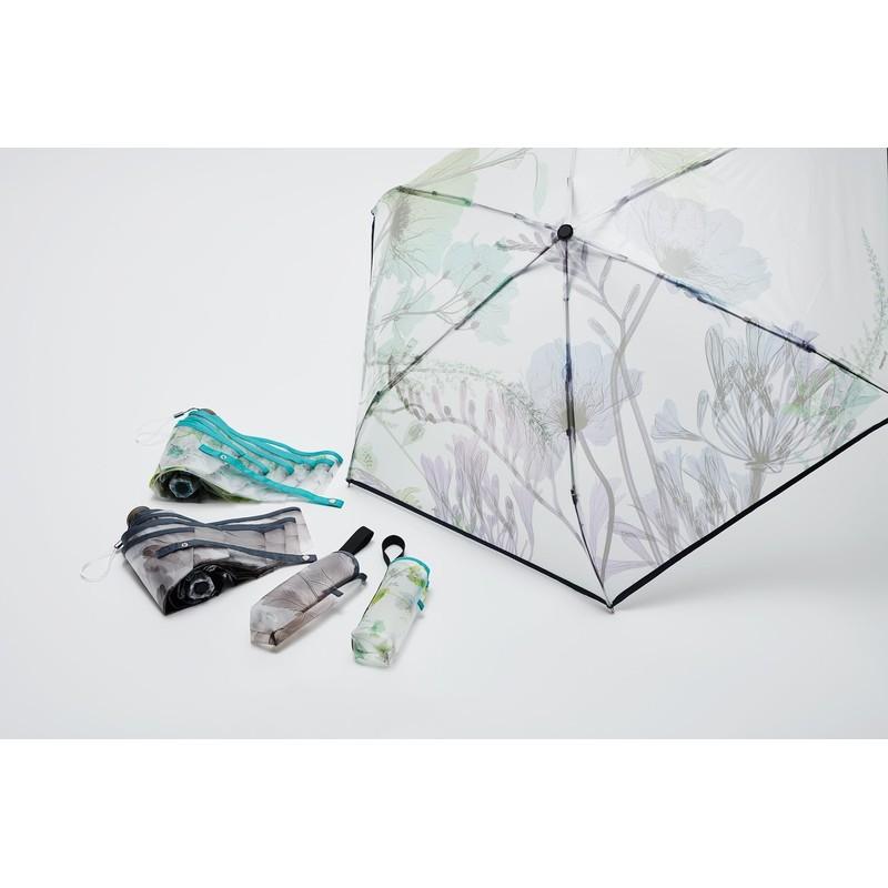 Waterfront U351-0883OT1-B1 Folding Umbrella, LICENSE Series, "Memorif. Neo Mini Fold",