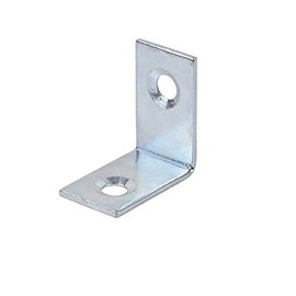 Merriway BH06030 (25 Pcs) Corner Brace Bracket Plates BZP 20mm - Pack of 25 Pieces