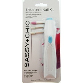 Electric Nail Kit Manicure Pedicure Acrylic and Natural Nails File Travel Size B