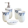 LE POTOCIO Bathroom Accessories Set, 5-Piece Ceramic Bathroom Accessory Set,