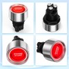 Greluma 1 Piece Universal 12V-24V 50A SPST Momentary Start Switch