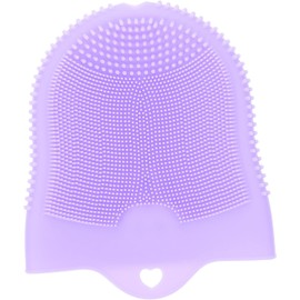 Cepillo Facial de Silicona de doble cara Flexible en Forma de Guante para exfoliación limpieza profunda 4.13 x 3.54 x 0.39Inches
