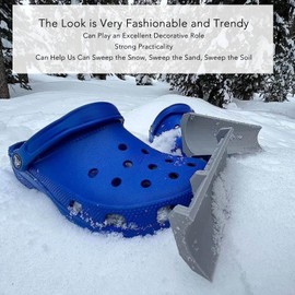 Pack of 2 Snow Plow for Croc Charms, Snow Plow Shoe Accessories, Snow Plow for Crocs Accessories, Shovel, Shoe Naments, Classic Shoe Ornament Attachment for Indoor and Outdoor Use, PLA