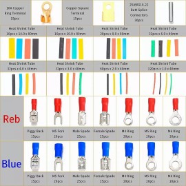 Lostrain Terminales Aisladas Conectores Con Tubos Termorretráctiles