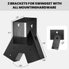 Heavy Duty Swing Set Brackets Kit with 2 A-Frame Brackets