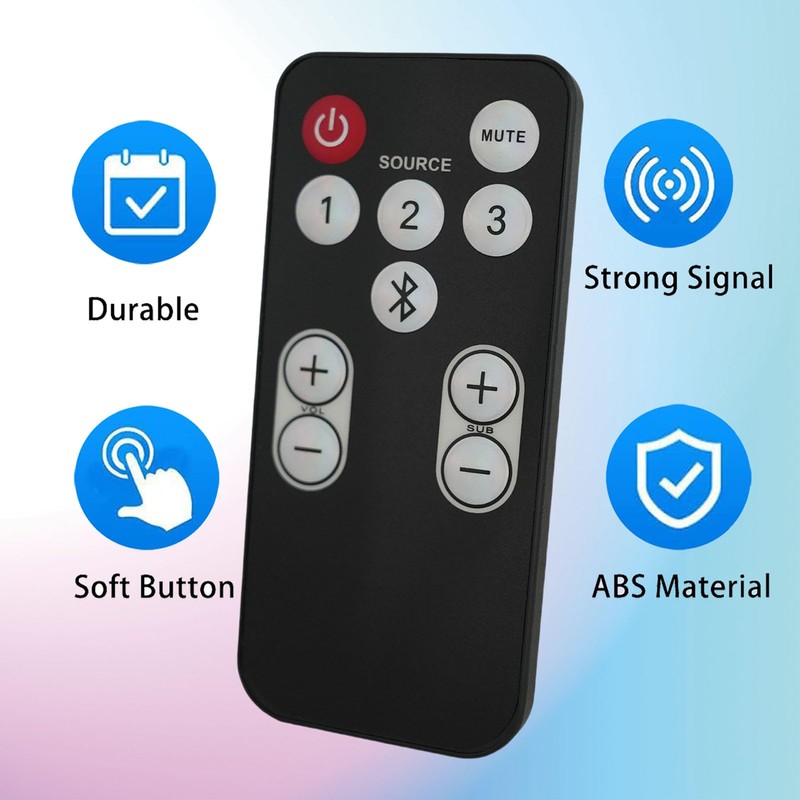 Replacement Remote Control Compatible for Polk Audio SurroundBar SoundBar 5500