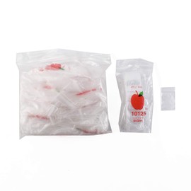 10125 Original Mini Plastic Bags Reclosable 2.5Mil Clear Bulk