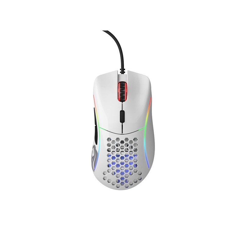 Glorious Model D Gaming Mouse, Glossy White (GD-GWHITE) (Renewed)