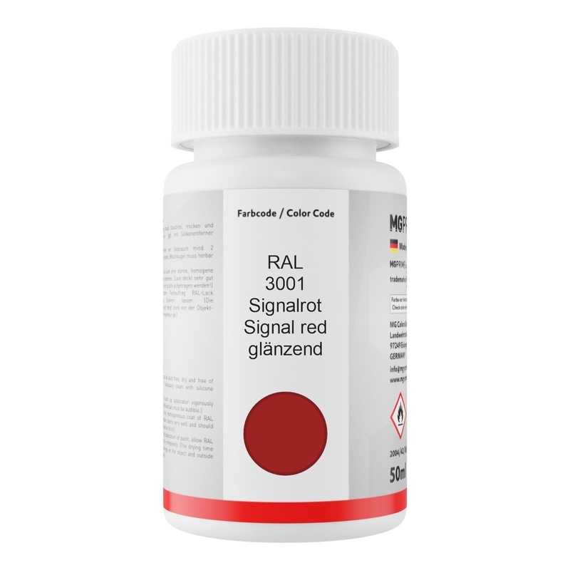 MG PRIME RAL 3001 Bright Red / Signal Red Glossy