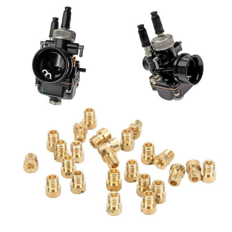25 Piece Carburetor Nozzle Kit, Metal Main Nozzle Suitable for