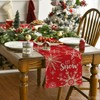 Artoid Mode Red Snowflake Let It Snow Winter Table Runner,