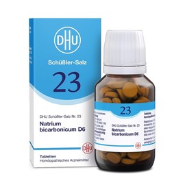 DHU Schuessler Salt No. 23 Sodium Bicarbonicum D6, Pack of 200 Tablets