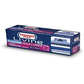 Domopak Living Protective Cases for Knitwear and Shirts, 31 x 43 cm – 9 pieces.