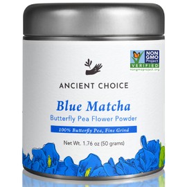 Ancient Choice Matcha Azul (50 gramos)  Té en Polvo de Flor de Guisante Mariposa  Molienda Media  Secado al Sol en Tailandia  Sin OGM  Sin Plástico...