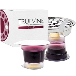 TrueVine Cup Prefilled Communion Cups and Wafer Set Top and Bottom - Bread & Juice Sets (100 Count (Pack of 1))