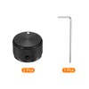 sourcing map 2 Pcs Aluminium Potentiometer Knobs, 1/4" (6mm) Universal