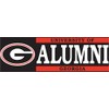 SDS Designs Georgia Bulldogs 6x2 Alumni Auto Vinyl Decal