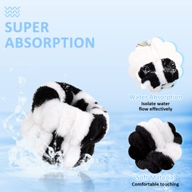 WHAVEL 6 Pairs Absorbent Spa Wristbands, Wrist Towels to Prevent Liquid from Spilling Down Arms