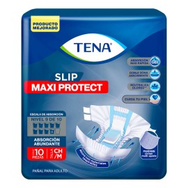 Pañales Para Adultos Tena Slip Maxi Protect 10 Unidades