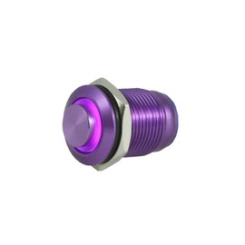 Tesi Switch POCO 12MM Momentary Guitar Kill Switch Purple with Purple LED