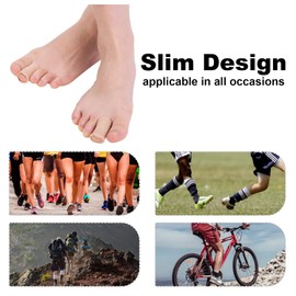 3 Sizes Cuttable Elastic Fabric Toe Sleeve Protectors with Gel Lining, Toe Cushion Tube Toe Tubes Sleeves Soft Gel Corn Pad Protectors for Toes Fingers Blisters Calluses (3)