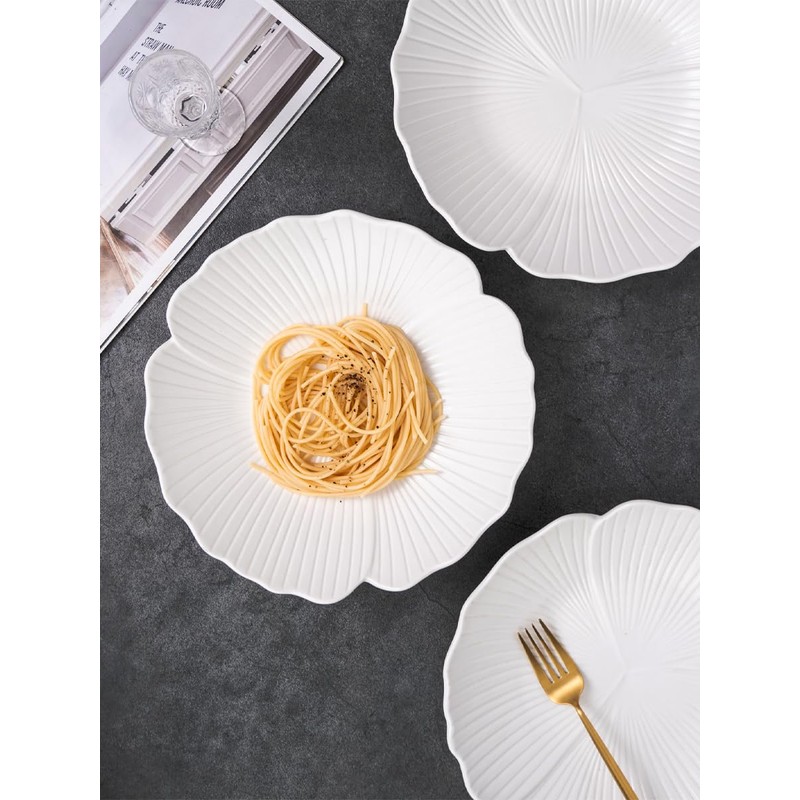 CLAY TONIC Claytonic Set of 3-Japanese Style Flower Petal Shaped