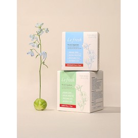 Organic 100% cotton cover vegan sanitary napkin large 4 packs (48 sheets) / 유기농 100% 순면커버 비건생리대 대형 4팩 (48매)