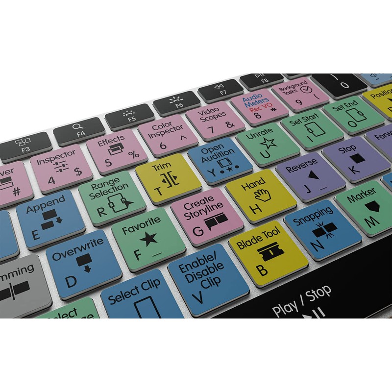 Final Cut Pro Backlit Pro Aluminum Keyboard - macOS -