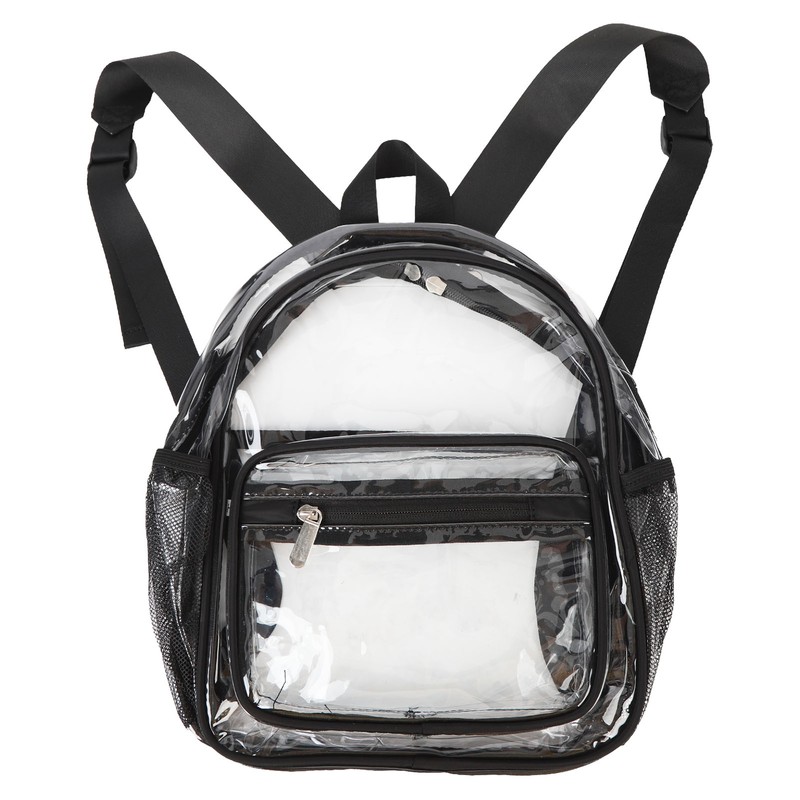 Clear Backpack Waterproof Heavy Duty Fashionable Eco Friendly PVC Transparent