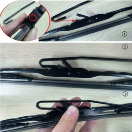 ConPus UTV Manual Wiper Hand Operated Windshield Wiper for Polaris Ranger 570 800 900 1000, Polaris RZR 800 900 1000 XP, Polari General 1000 Can Am Kawasaki Honda Pioneer Golf Cart Hand Operated Wiper