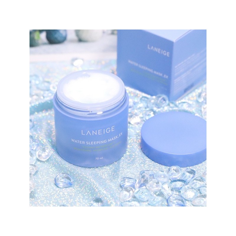 Laneige Water Sleeping Mask_EX 70ml,Sleeping Microbiome Brightening Hydrating Softening Masks