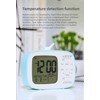 YHFITN Alarm Clock for Kids Bedroom, LCD Digital Clock for