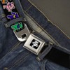 Buckle-Down unisex adult Seatbelt Belt, Multicolor, 1.5 Wide - 32-52