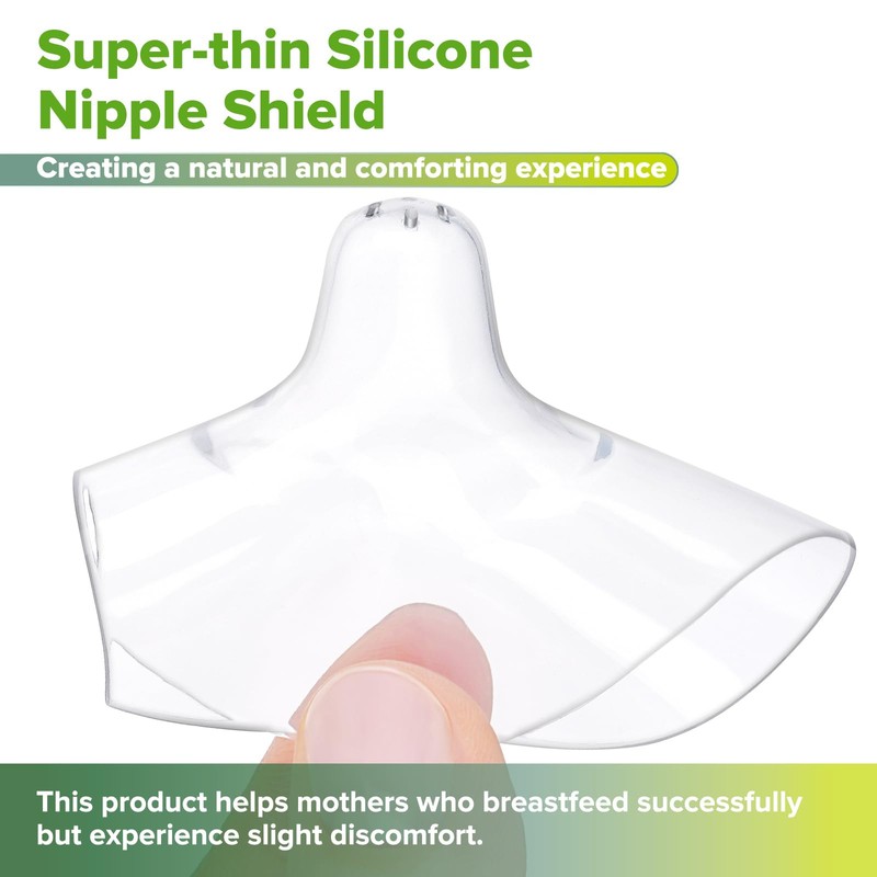haakaa Nipple Shields for Nursing Nipple Shield for Breastfeeding with