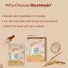SOQU Moisturizing and Brightening Rice Mask - Hydrating and Radiance