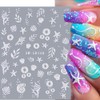 5D Embossed Ocean Nail Stickers Summer Nail Stickers Summer Nail