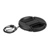 Fotodiox 67mm Inner-Pinch Lens Cap, with Cap Keeper (Black)