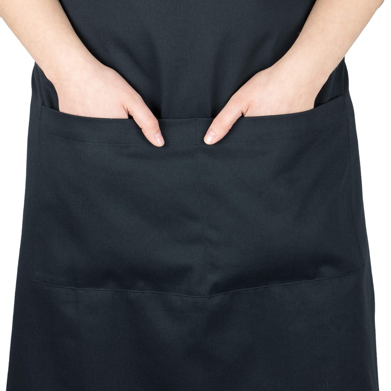 ZOLLNER 154 Adjustable Cotton Cooking Apron, 75 x 100 cm,