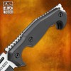 BLACK RONIN Stealth Machete and Sheath | Full-Tang Stainless Steel