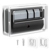 Acrylic Garage Door Opener Holder, Wall Mount Clear Case for