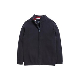 NEXT 100% Cotton Full Zip Cardigan, navy