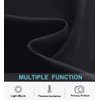 RYB HOME Black Curtains Blackout - Bathroom Small Window Curtains