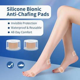 Silicone Gel Heel Protectors 3 Rolls (300cm) - Invisible Anti-Blister Tape for Shoes