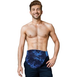 wearwan Colostomy Bag Covers for Women and Men, Ostomy Bag Covers, Ostomy Belt Abdomen, Celestial Plumes(S)