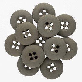 ButtonMode Military Spec Army Buttons BDU ACU OCP GI LE Police Tactical Cadet Uniform Button Set Includes 1-Dozen Buttons Measuring 19mm (3/4 Inch), Military Khaki Dark, 12-Buttons