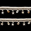5 Yards 2 Inch Shell Fringe Trim, Starfish & Shell