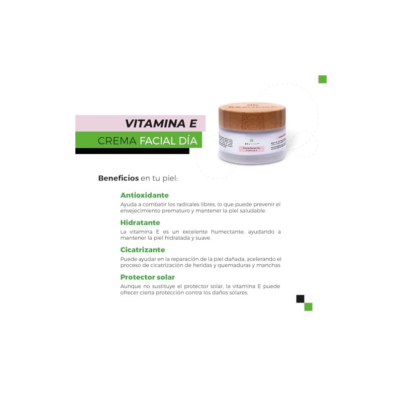 Crema Facial de Día con Vitamina E y SPF15 |