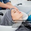 Puomue Grey Salon Towels, Super Soft and Absorbent Microfiber Hair