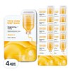 Codederm D-Panthenol Vegan Sheet Mask Pack Select by skin type, brightening, 4 sets, 10 pieces / 코드덤 D-판테놀 비건 시트 마스크팩 피부 타입별 택, 브라이트닝, 4세트, 10개입